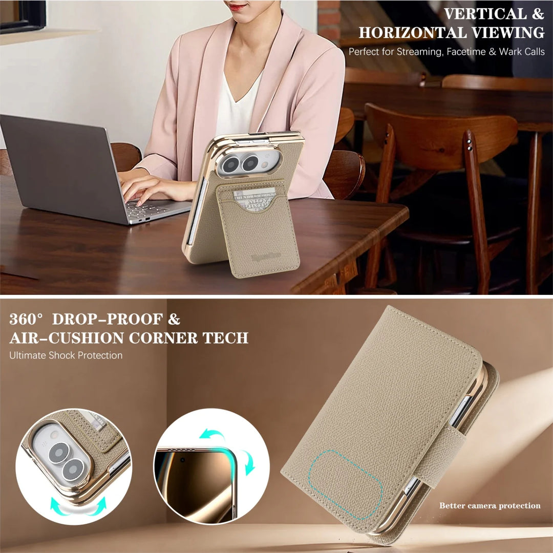 Wren | Wallet Phone Case with Card Slots and Removable Wrist Strap