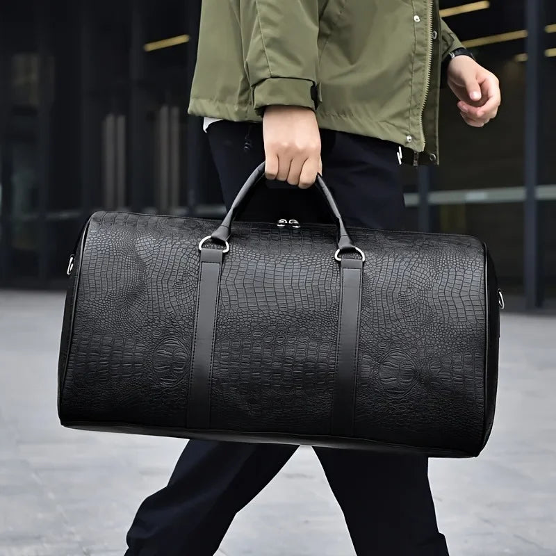 The Belmont Leather Duffle