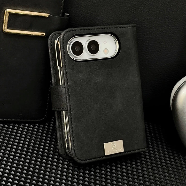 Riva | Wallet Phone Case with Card Slot and Foldable Cover