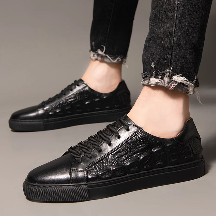Crocetti Leather Sneakers