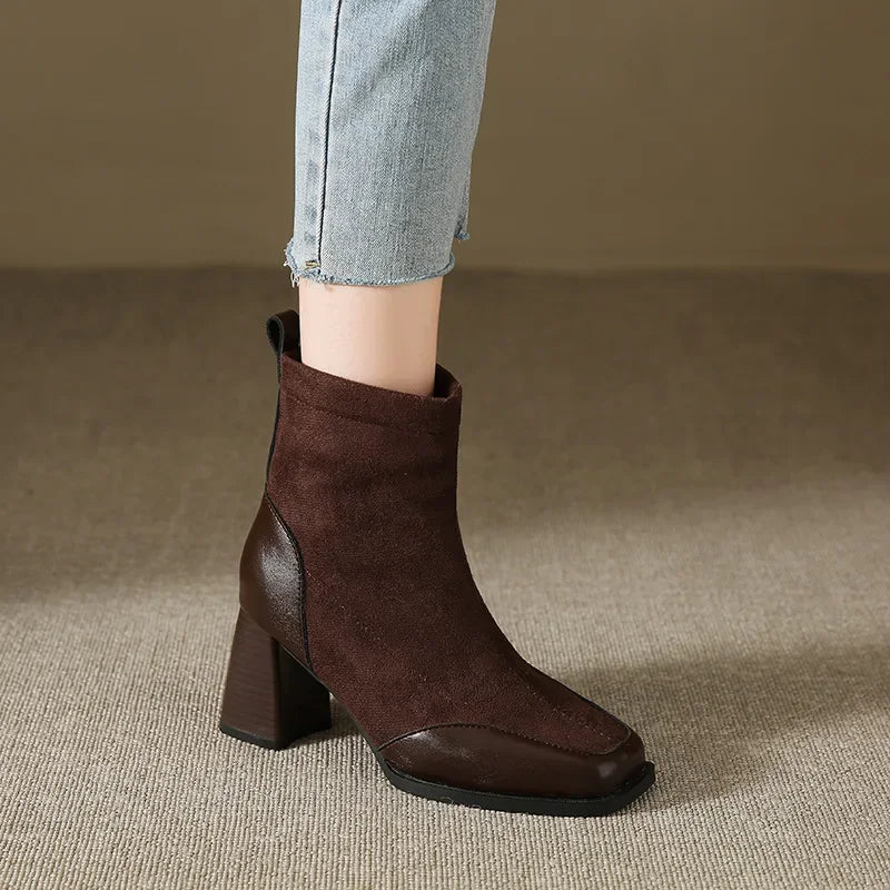 Vienna Square Toe Boots