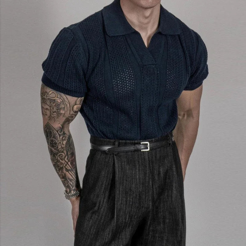 Archie Sloan Johnny Collar Shirt