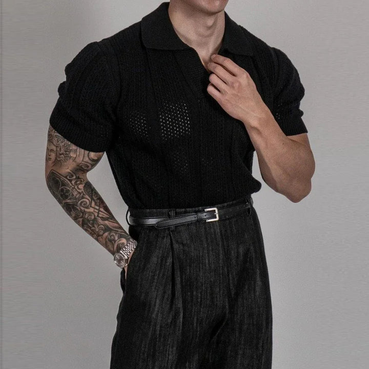 Archie Sloan Johnny Collar Shirt