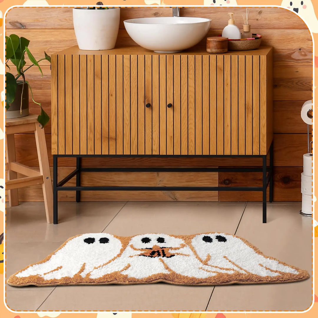 Mia | Halloween Non Slip Pumpkin Ghost Printed Door Mat