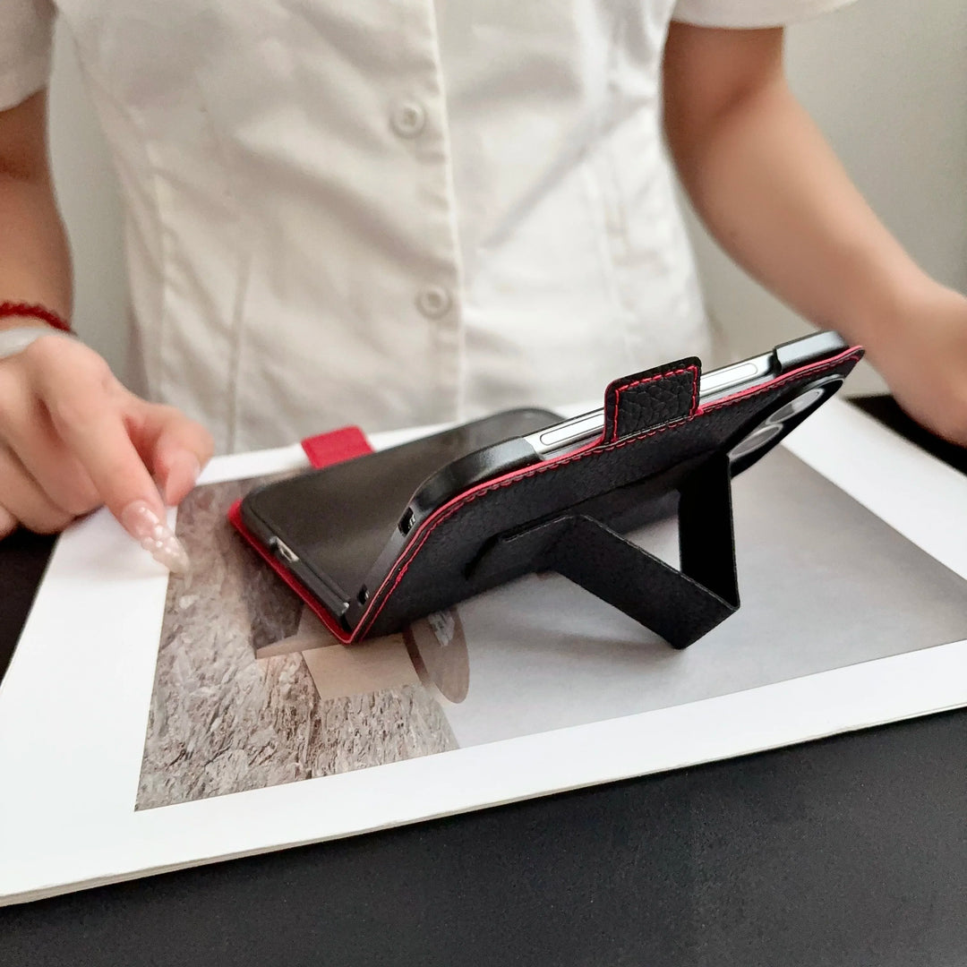 Pavo | Wallet Phone Case with Card Slots and Foldable Cover