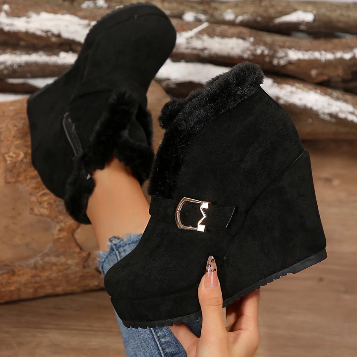Bella Wedge Booties