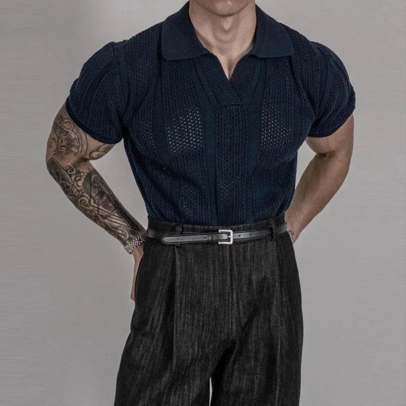 Archie Sloan Johnny Collar Shirt