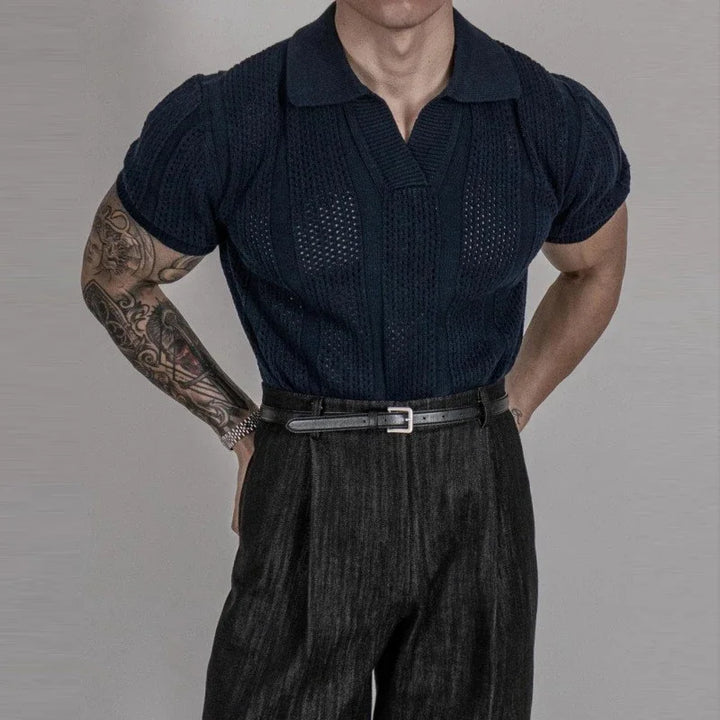 Archie Sloan Johnny Collar Shirt