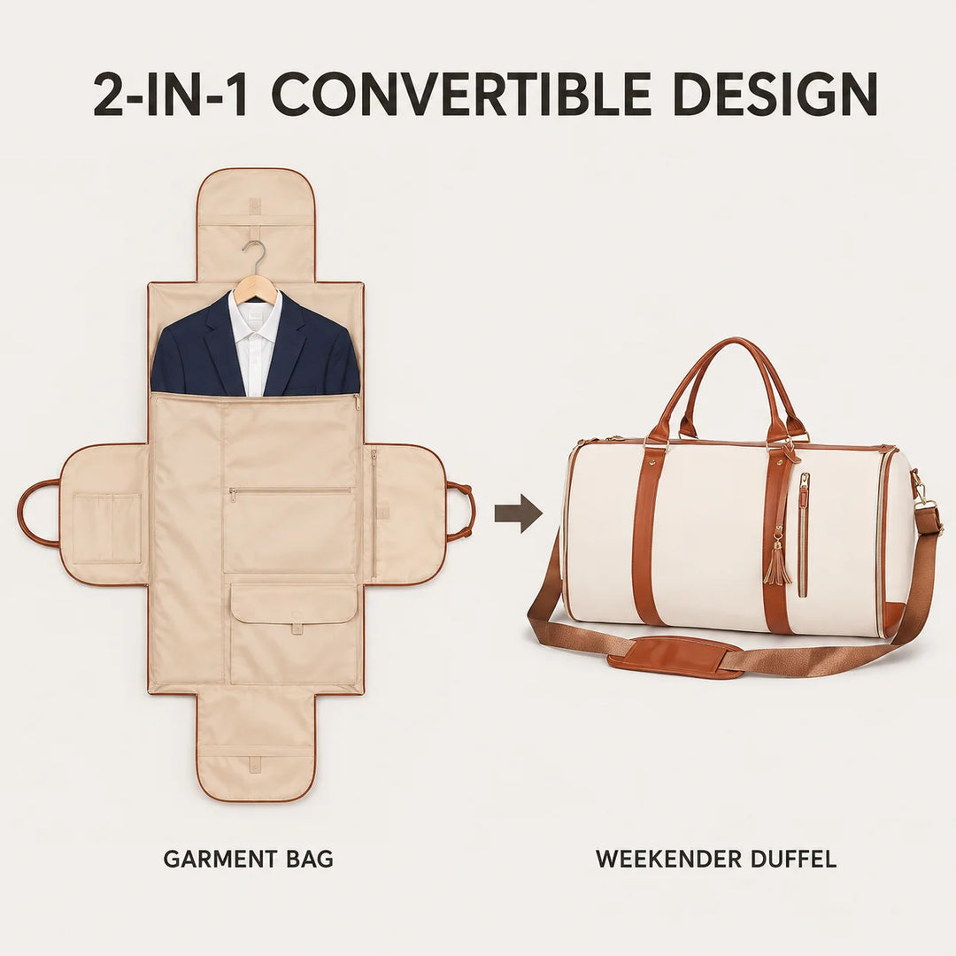 Yaro | Travel Bag with Adjustable Shoulder Strap and Multiple Pockets