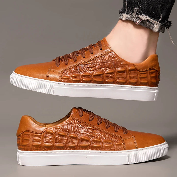 Crocetti Leather Sneakers