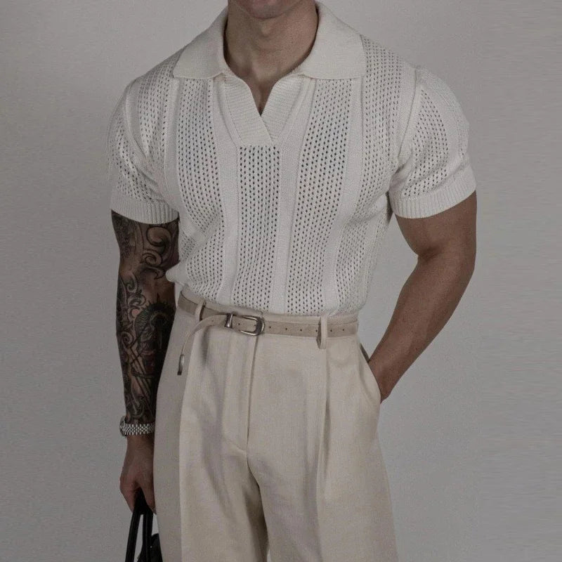 Archie Sloan Johnny Collar Shirt