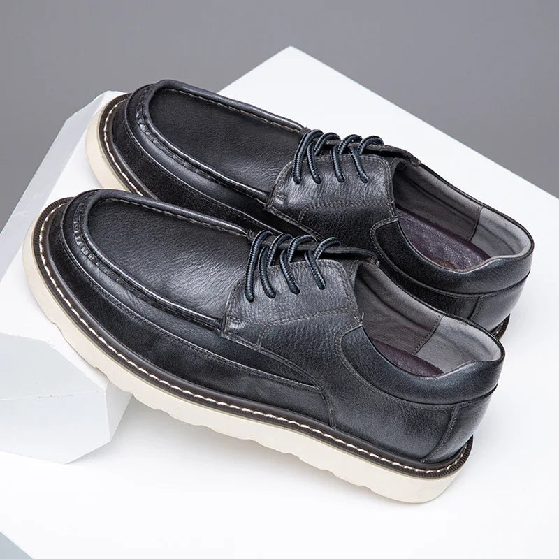 Harlen Genuine Leather Casual Shoes