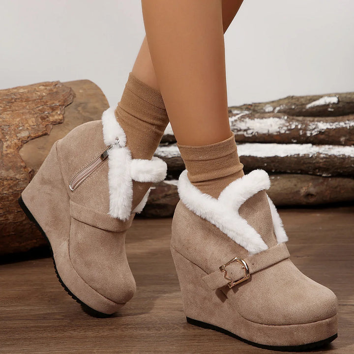 Bella Wedge Booties
