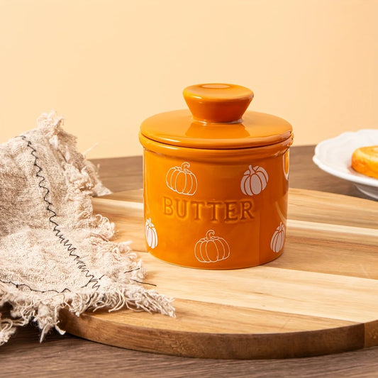 Pumpkin Pattern French Jar