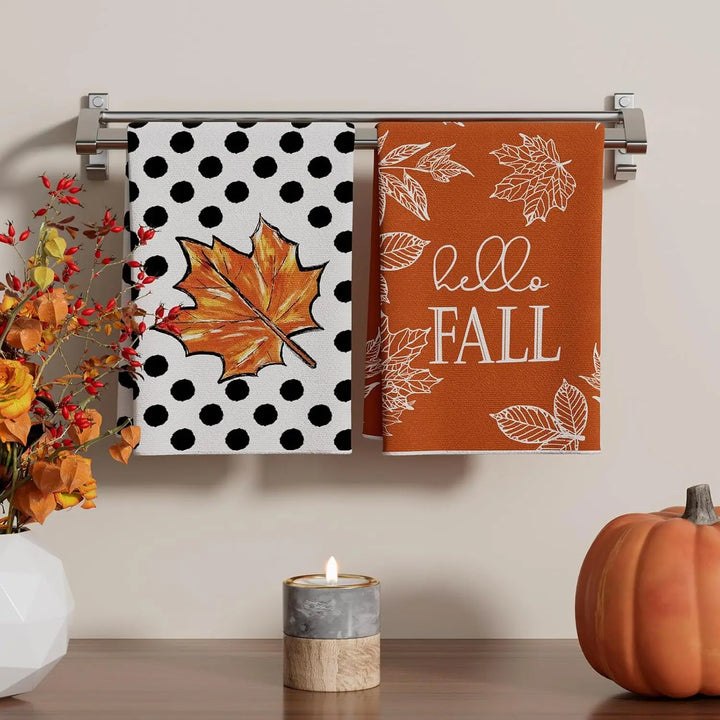Hello Fall Hand Towels