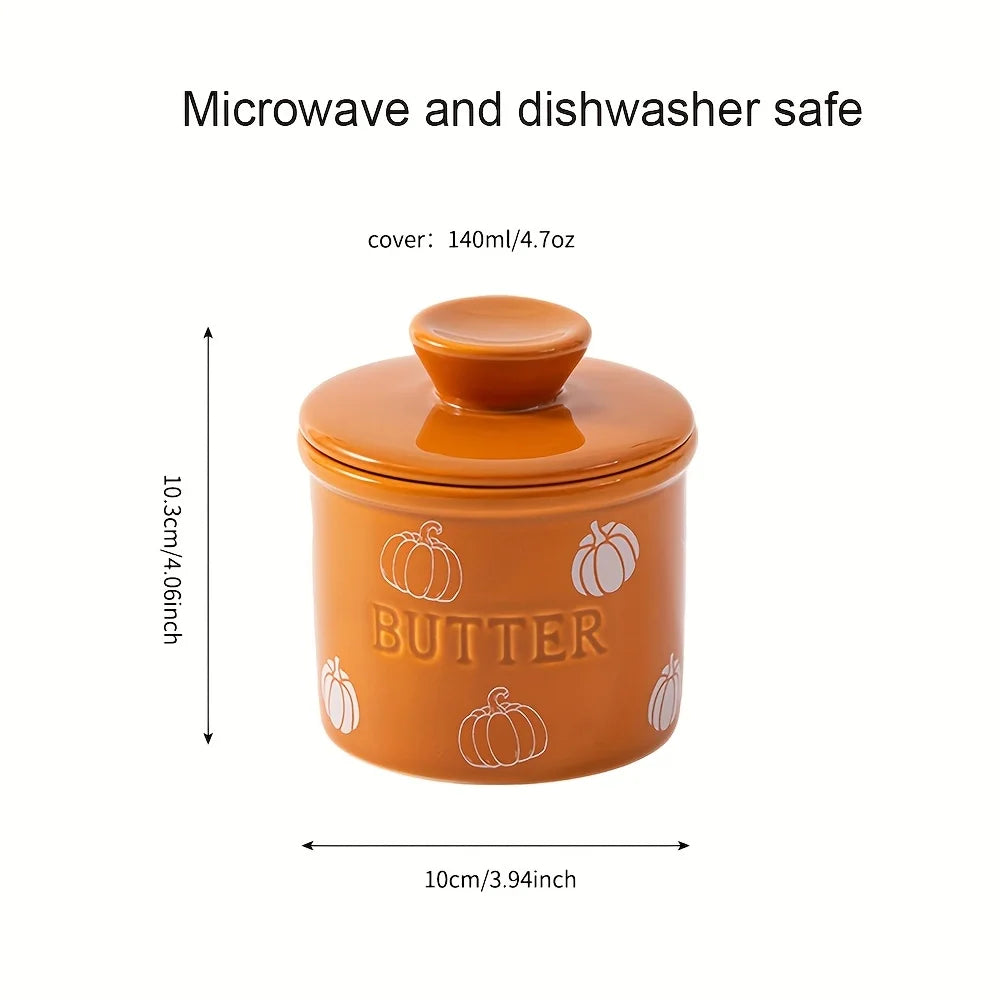 Pumpkin Pattern French Jar