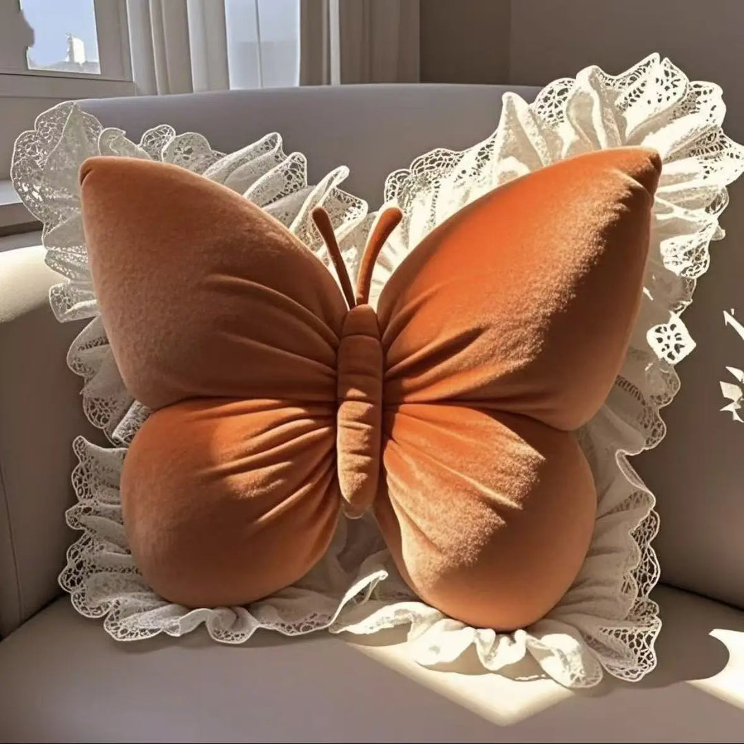 Luna Plush Butterfly Pillow