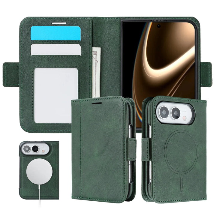 Tavo | Wallet Phone Case with Foldable Cover and Circular Ring Design
