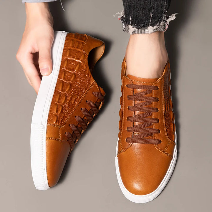 Crocetti Leather Sneakers