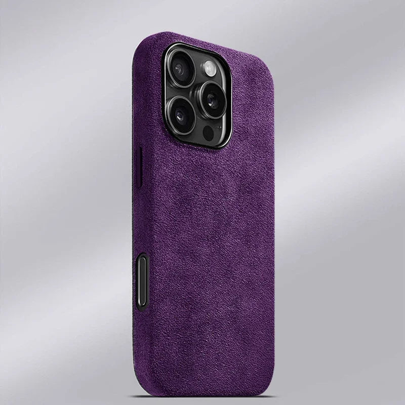 Lusso Suede iPhone Case
