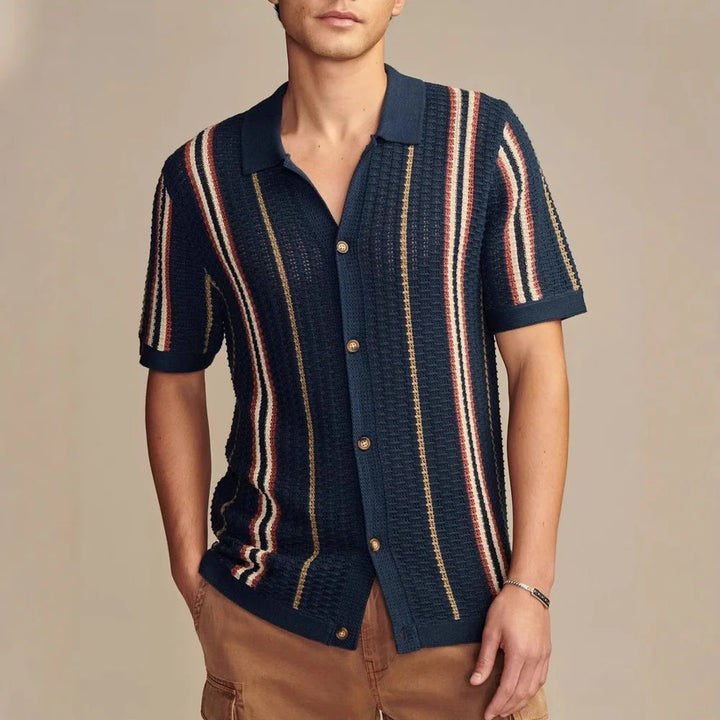 Milo Bravé Knit Button-Up