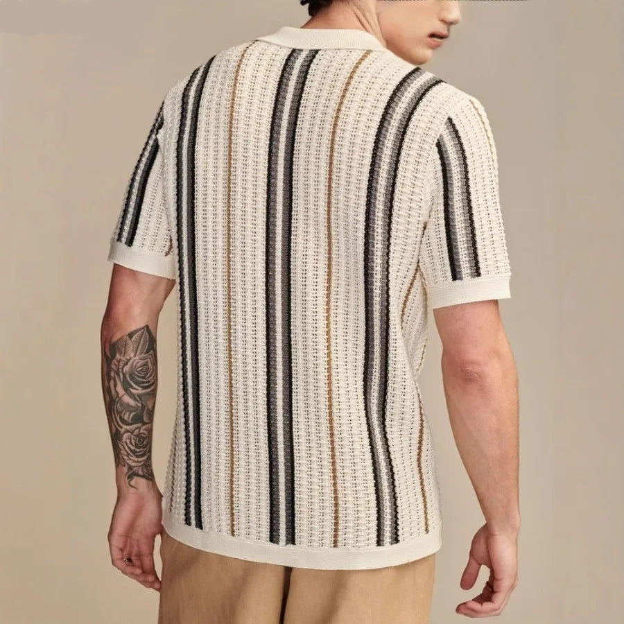 Milo Bravé Knit Button-Up
