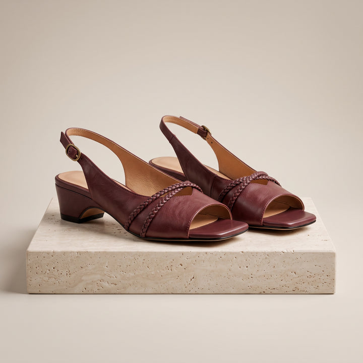 Beatrice Braided Slingback Sandal