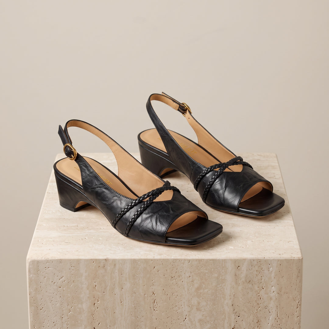 Beatrice Braided Slingback Sandal