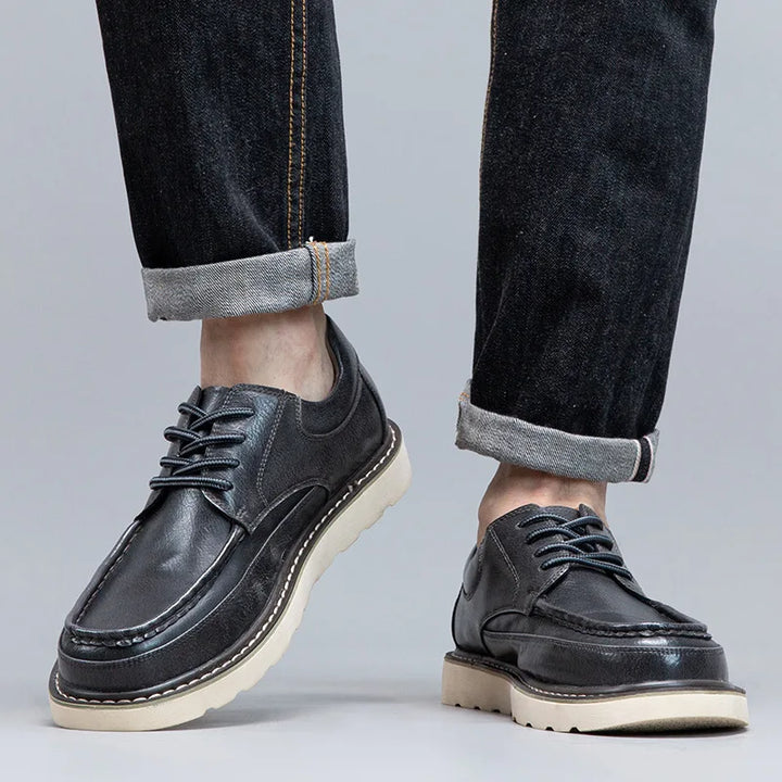 Harlen Genuine Leather Casual Shoes