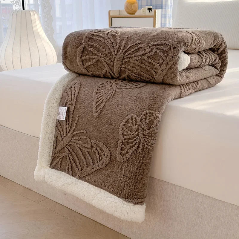 Luna Plush Butterfly Blanket