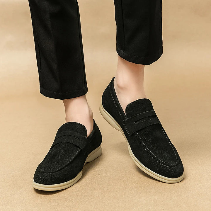 Monaco Suede Loafers