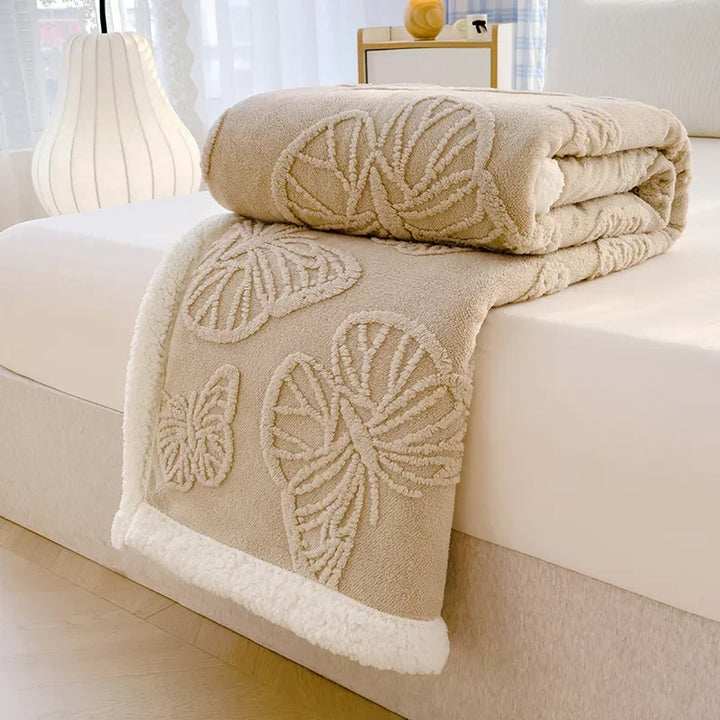Luna Plush Butterfly Blanket