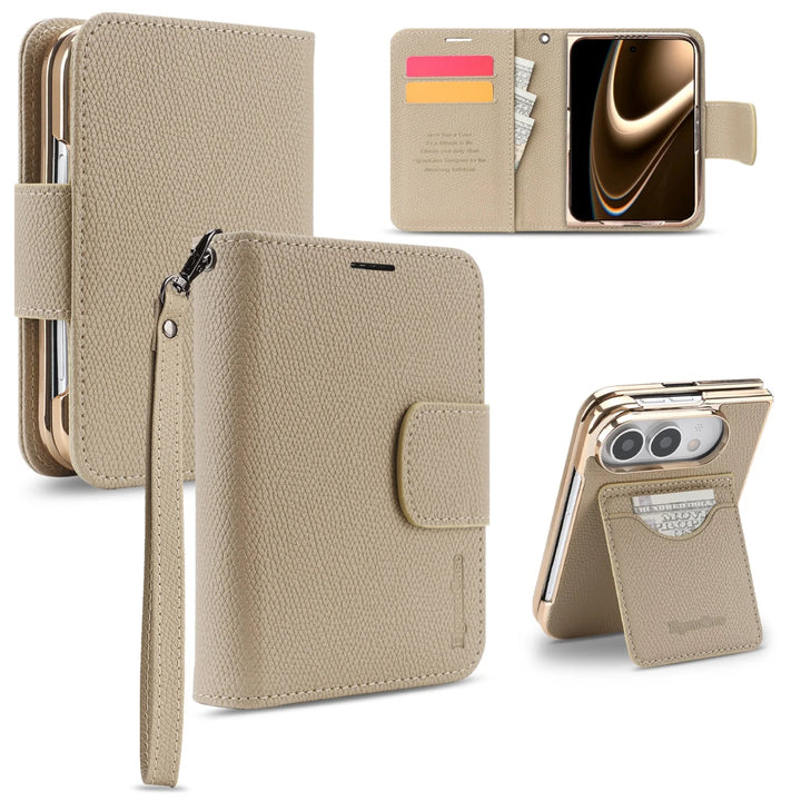 Wren | Wallet Phone Case with Card Slots and Removable Wrist Strap