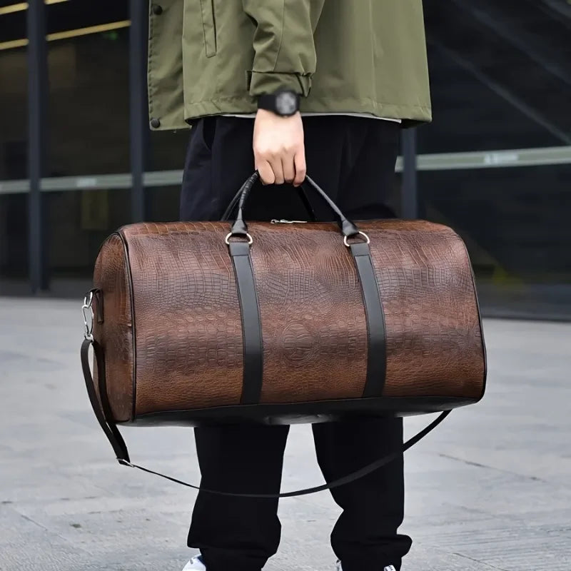 The Belmont Leather Duffle