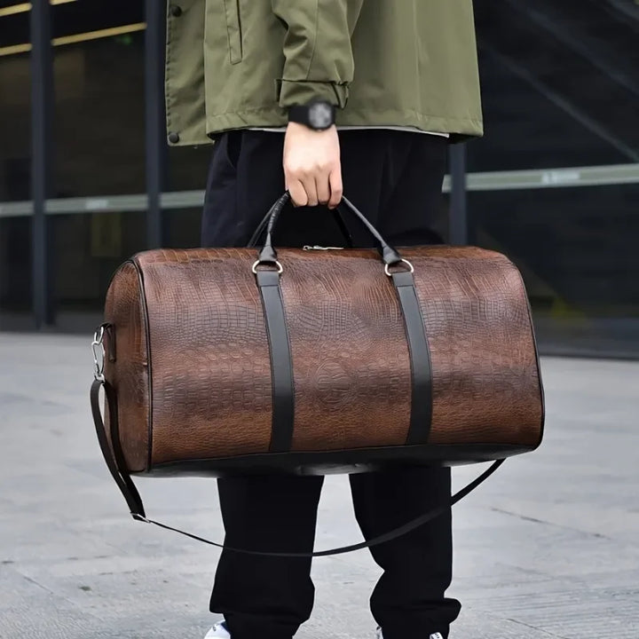 The Belmont Leather Duffle