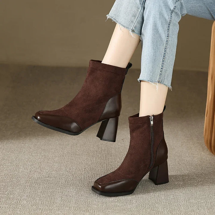 Vienna Square Toe Boots
