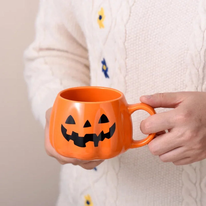 Pumpkin | Ceramic 400ml Halloween Pumpkin Coffee Mug
