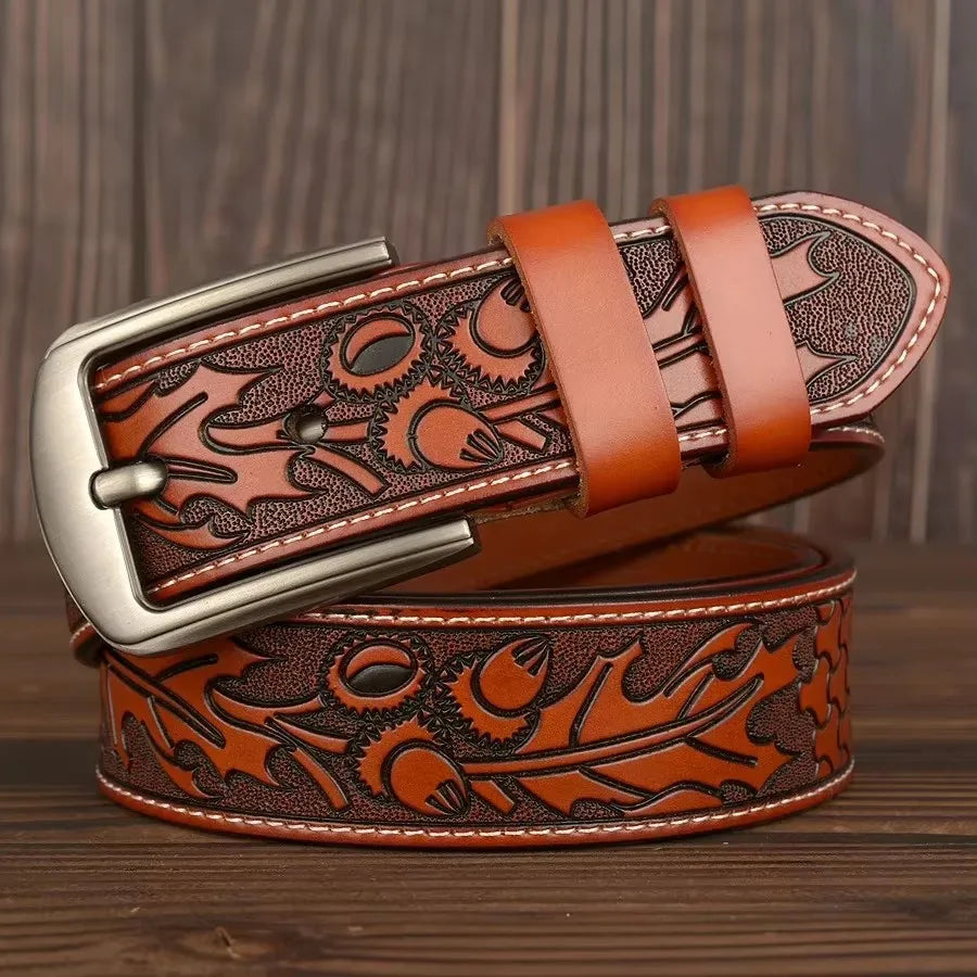 Ezra Fall Leather Belt
