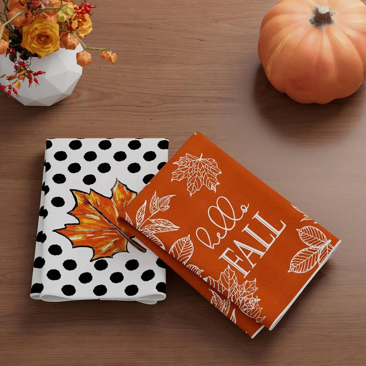 Hello Fall Hand Towels