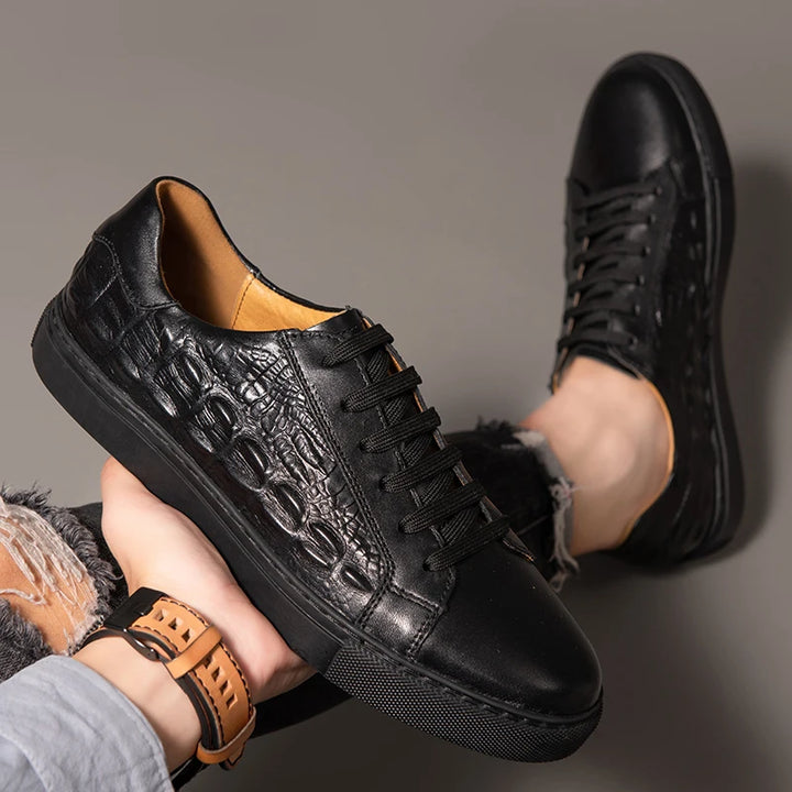 Crocetti Leather Sneakers