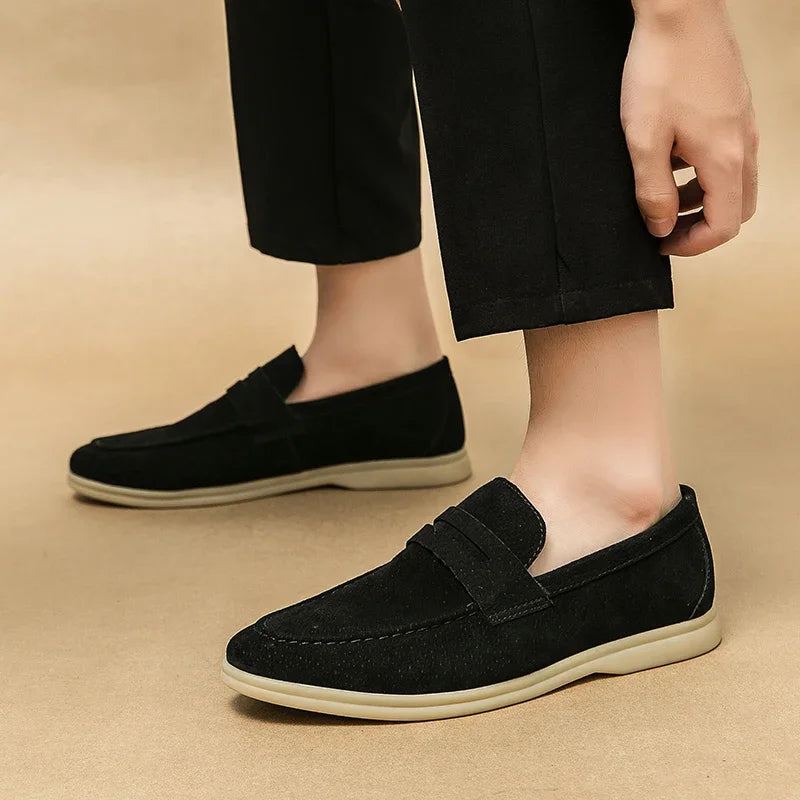 Monaco Suede Loafers