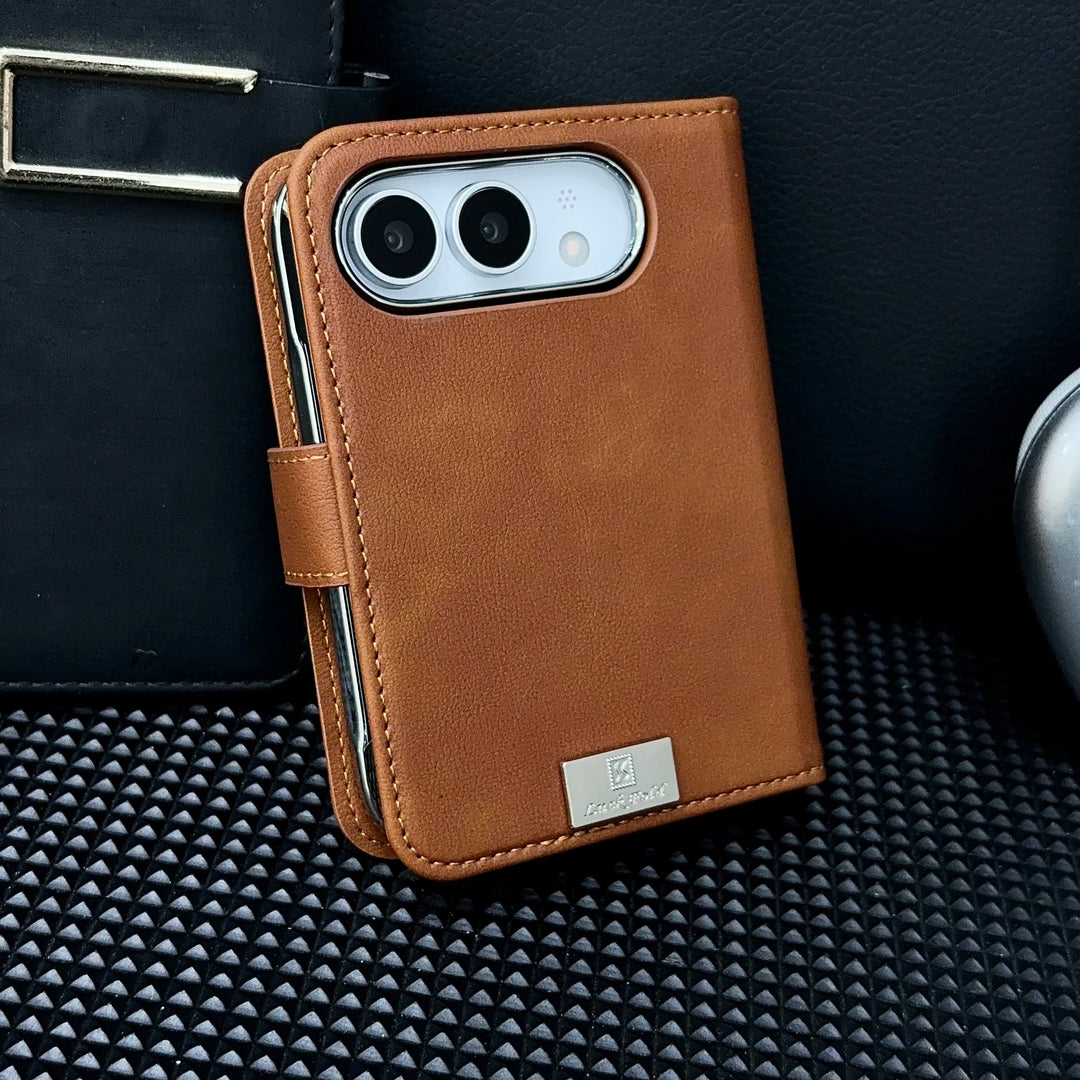 Riva | Wallet Phone Case with Card Slot and Foldable Cover
