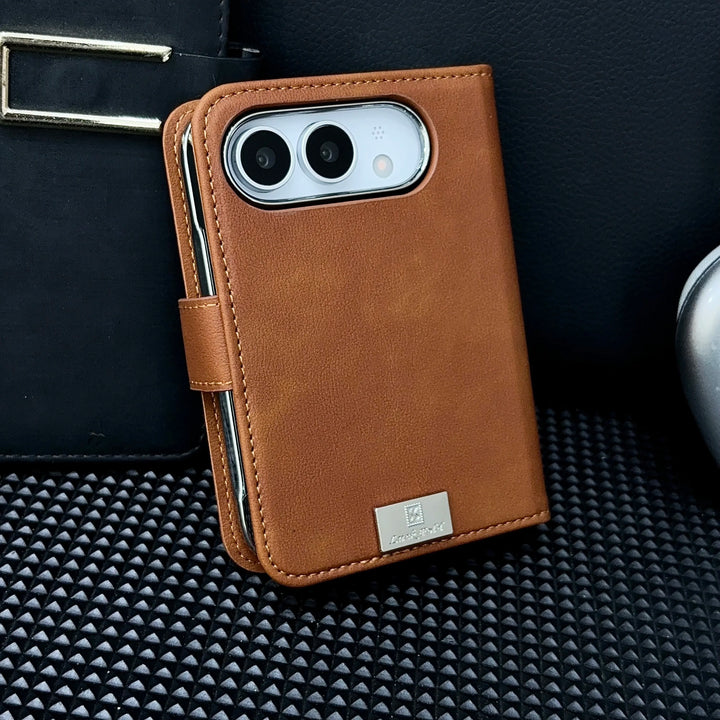 Riva | Wallet Phone Case with Card Slot and Foldable Cover