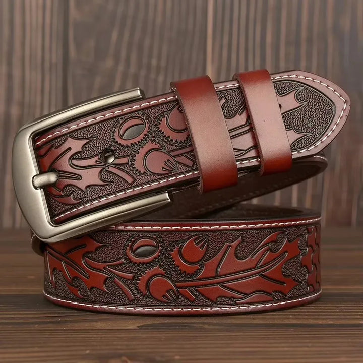 Ezra Fall Leather Belt