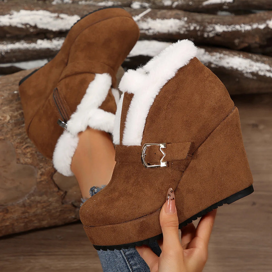 Bella Wedge Booties