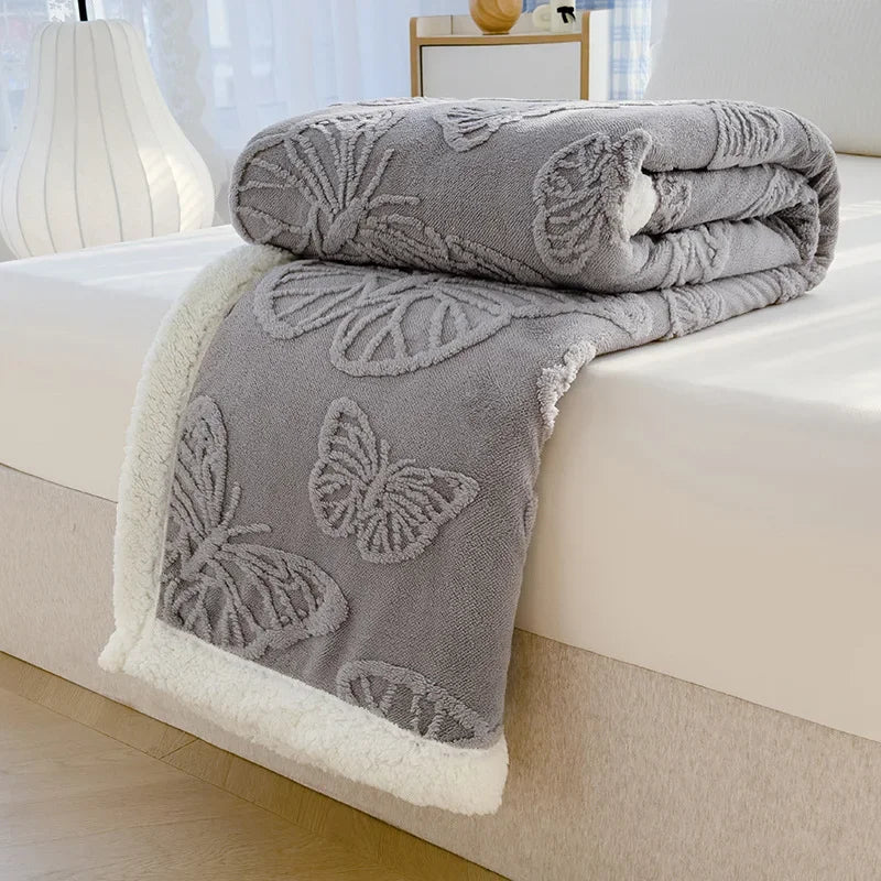 Luna Plush Butterfly Blanket