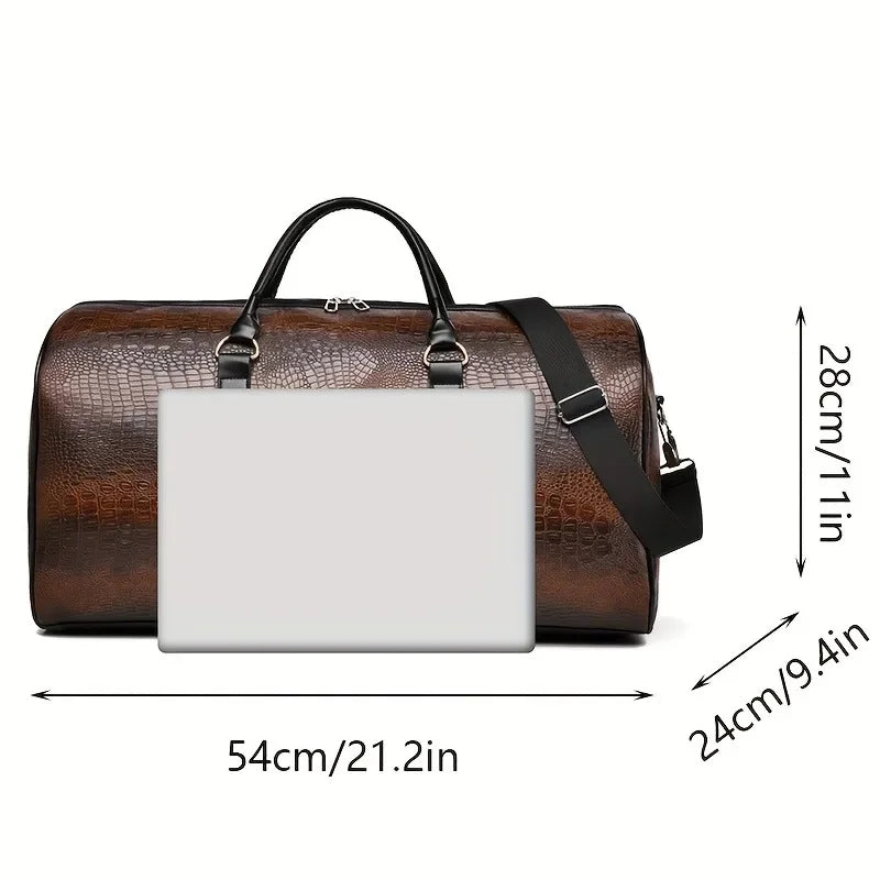 The Belmont Leather Duffle