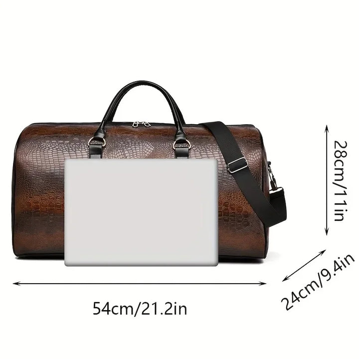 The Belmont Leather Duffle