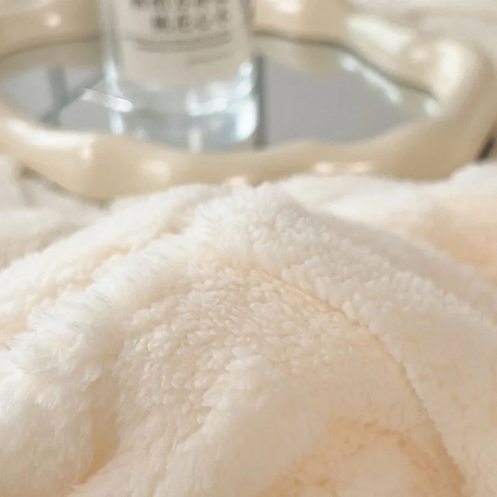 Alvo | Plush Embossed Blanket with Soft Textured Pattern and Cozy Trim