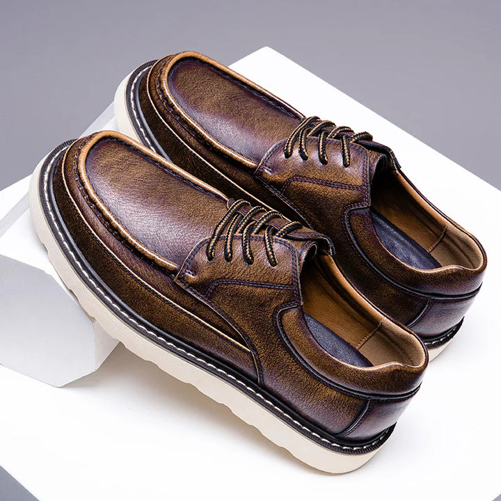 Harlen Genuine Leather Casual Shoes